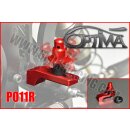 6mik Rear flexible body shell support - Red