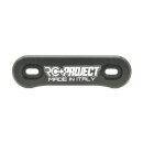 RC-Project One Piece Wing Button in Ergal 7075 T6 Black