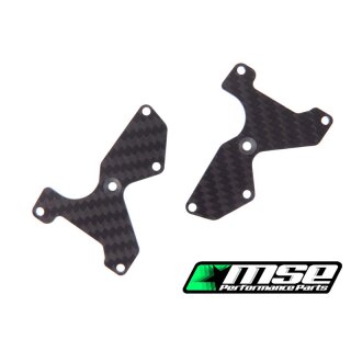 Mugen ME8038 Querlenkereinsätze VA 3.0mm (CFRP) MBX8R