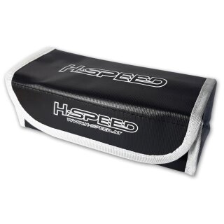 LiPo Bag schwarz 185x75x60mm H-SPEED