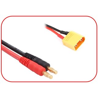 Ladekabel 4mm Goldkontaktstecker - XT90 150mm